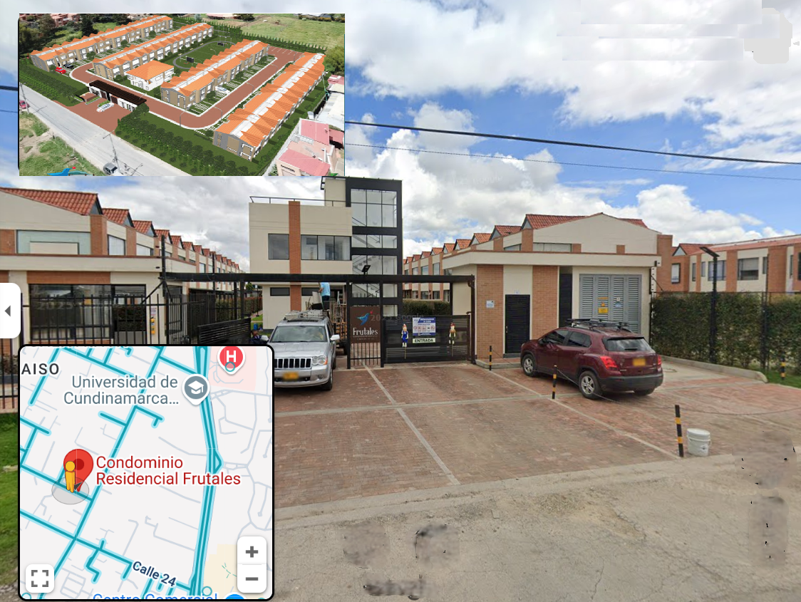 Fachada de casa en Chía