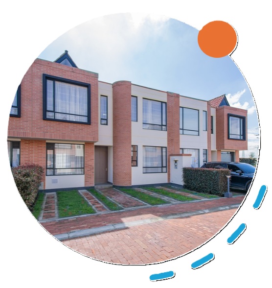 Fachada de casa en Chía